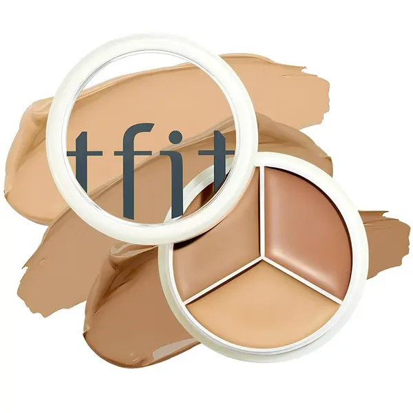Concealer pentru acoperire completă, tfit, Cover Up Pro, 15g - 04 Dark