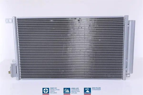 Condensator climatizare (cu uscator, element aditional) potrivit ALFA ROMEO MITO; FIAT DOBLO; OPEL COMBO TOUR, COMBO MINIVAN 1.3D 1.4 08.08-