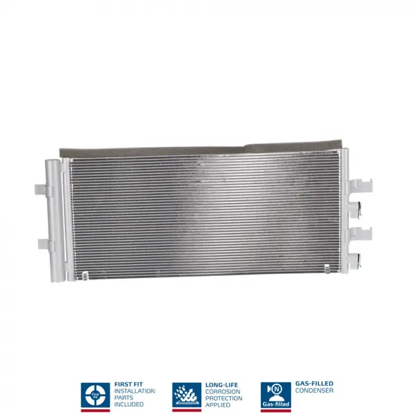 Condensator climatizare (cu uscator) potrivit BMW 1 (F40), 2 (F45), 2 GRAN COUPE (F44), 2 GRAN TOURER (F46), X1 (F48), X2 (F39); MINI CLUBMAN (F54), COUNTRYMAN (F60) 1.5 1.5H 2.0 03.14-