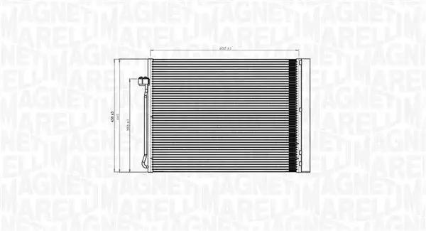 Condensator climatizare (cu uscator) potrivit BMW X5 (E70), X5 (F15, F85), X6 (E71, E72), X6 (F16, F86) 2.0-4.8 10.06-07.19