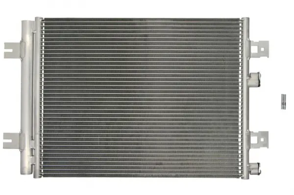 Condensator climatizare (cu uscator) potrivit DACIA DUSTER, DUSTER SUV, LOGAN, LOGAN EXPRESS, LOGAN MCV, SANDERO; LADA LARGUS; RENAULT DUSTER, LOGAN I, SANDERO STEPWAY I 1.2-1.6LPG 08.04-