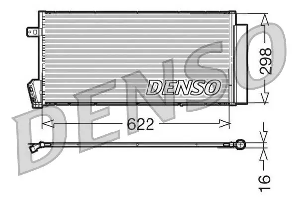 Condensator, climatizare DENSO DCN09018