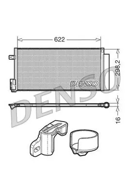 Condensator, climatizare DENSO DCN13110