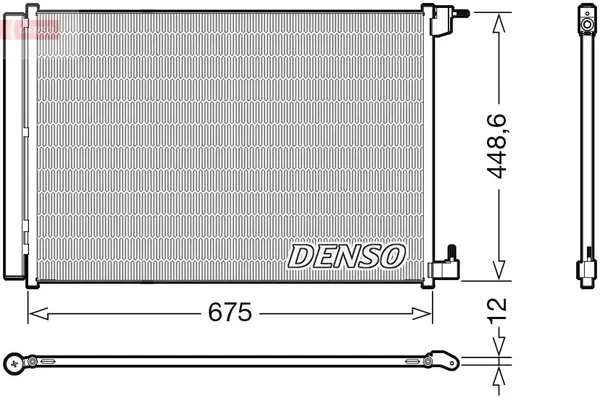 Condensator, climatizare DENSO DCN17060