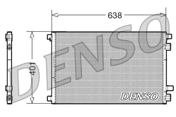Condensator, climatizare DENSO DCN23012