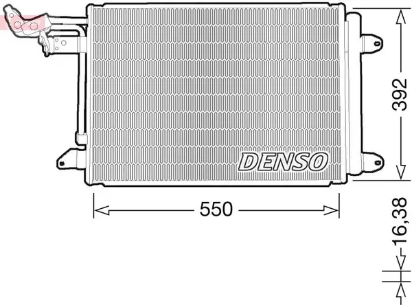 Condensator, climatizare DENSO DCN32032