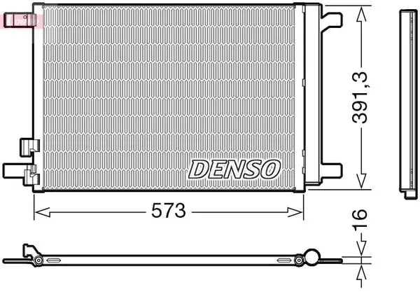 Condensator, climatizare DENSO DCN32066