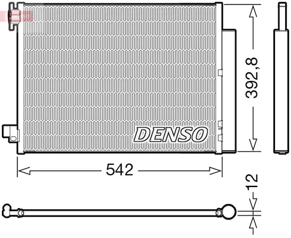 Condensator, climatizare DENSO DCN37004