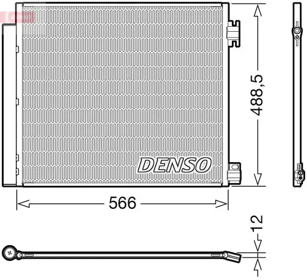 Condensator, climatizare DENSO DCN46026