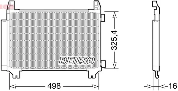 Condensator, climatizare DENSO DCN50028