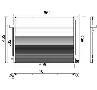 Condensator, climatizare E-KRAFT 1924005055