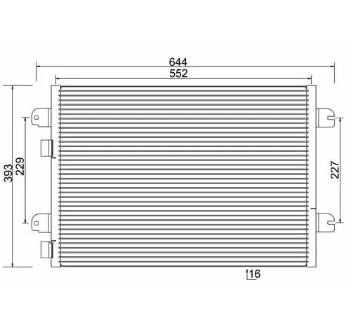 Condensator, climatizare E-KRAFT 1924005099
