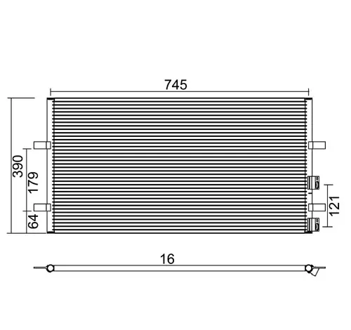 Condensator, climatizare E-KRAFT 1924005472