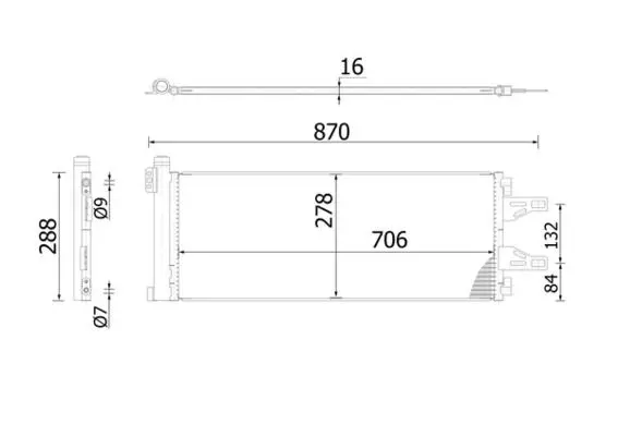 Condensator, climatizare MAHLE BEHR AC 368 000S