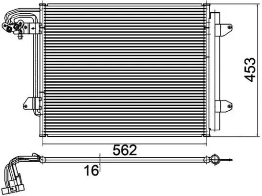 Condensator, climatizare MAHLE BEHR *** PREMIUM LINE *** AC 325 000P