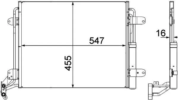 Condensator, climatizare MAHLE BEHR *** PREMIUM LINE *** AC 454 000P