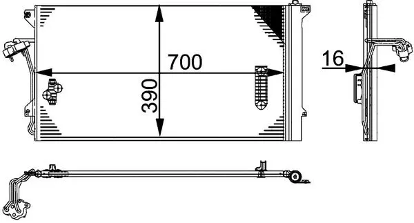 Condensator, climatizare MAHLE BEHR *** PREMIUM LINE *** AC 659 000P