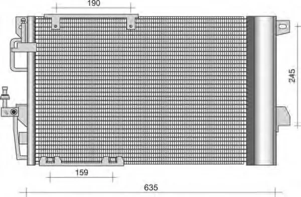 Condensator, climatizare MTR 12133759