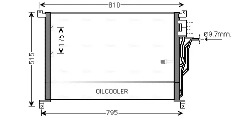 Condensator climatizare potrivit AUDI A8 D3 2.8-6.0 10.02-07.10
