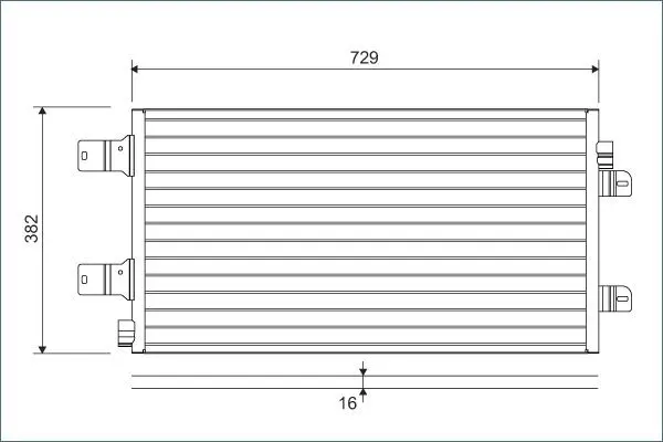 Condensator, climatizare VALEO 814003