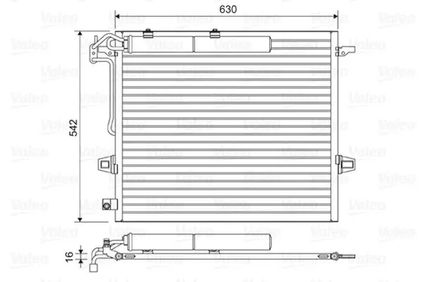 Condensator, climatizare VALEO 814025