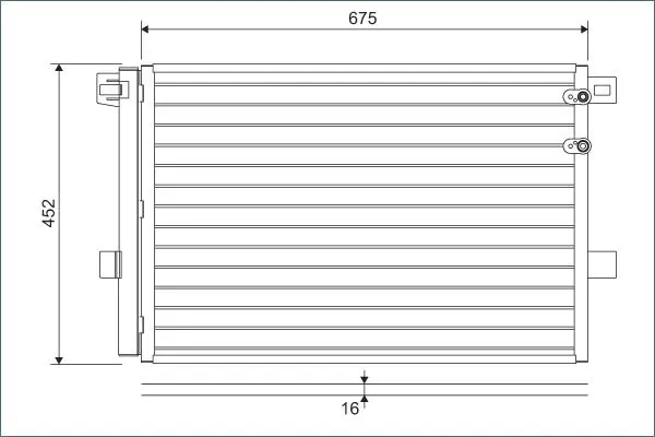 Condensator, climatizare VALEO 814054