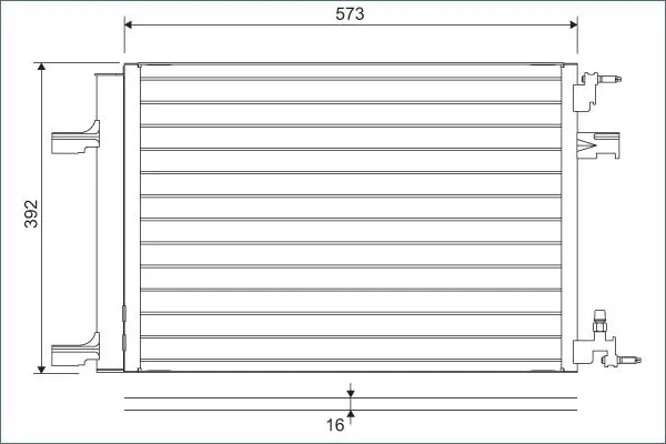 Condensator, climatizare VALEO 814201