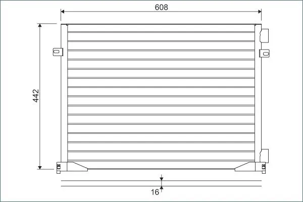 Condensator, climatizare VALEO 817577