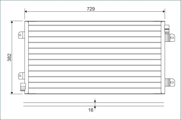 Condensator, climatizare VALEO 817689