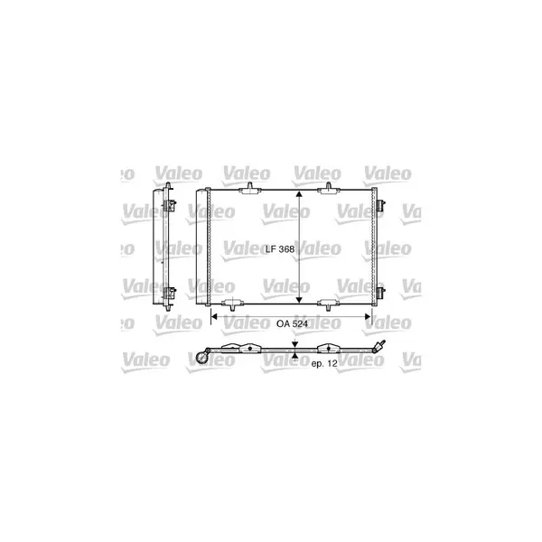 Condensator, climatizare VALEO 818015