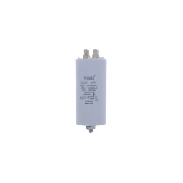 Condensator pornire motor 400V 35uF cu pin, Well