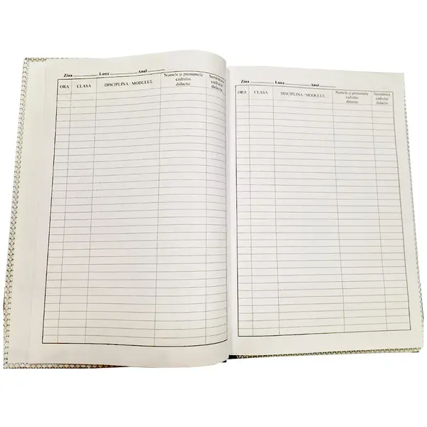 Condica pentru evidenta prezentei si activitatii personalului didactic A3 coperta carton gros Condica pentru evidenta prezentei si activitatii personalului didactic A3 coperta carton gros