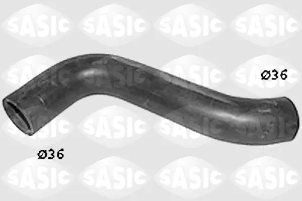 Conducta furtun sistem racire superior (36mm 36mm) IVECO DAILY I, DAILY II 2.5D 2.8D