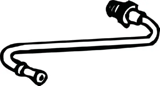 Conducta presiune (filtru particule) potrivit CITROEN C8, JUMPY II; FIAT SCUDO, ULYSSE; LANCIA PHEDRA; PEUGEOT 807, EXPERT, EXPERT TEPEE 2.0D 2.2D 03.06-