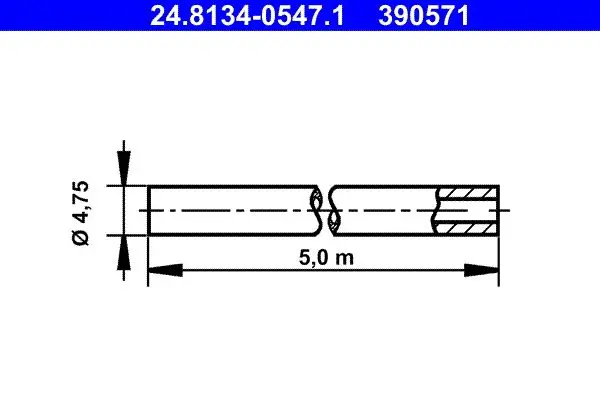 Conducte frana ATE 24.8134-0547.1