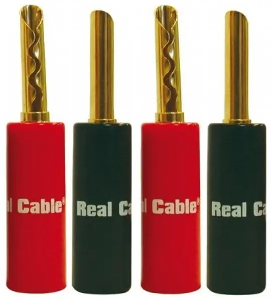 Conectoare Real Cable - BFA6020, 4 buc, multicolor