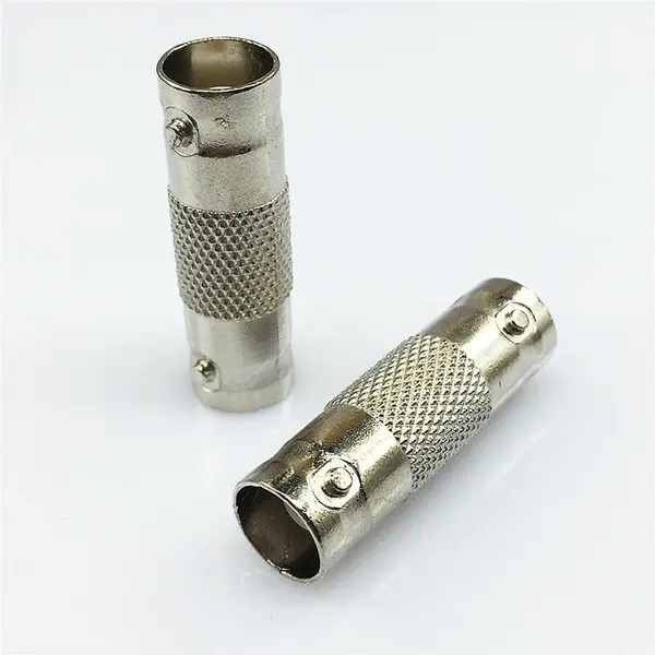 Conector BNC mamă-mamă (barrel), aliaj zinc cu pin aurit