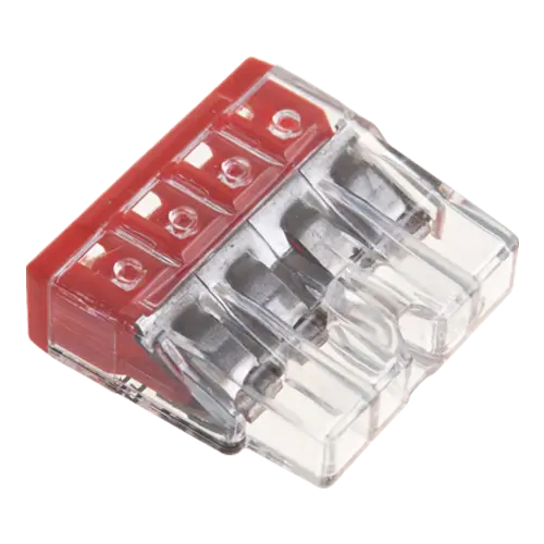 Conector compact de îmbinare WAGO 2273-204, 4 poli, max. 2.5 mm² (set 100 buc.)
