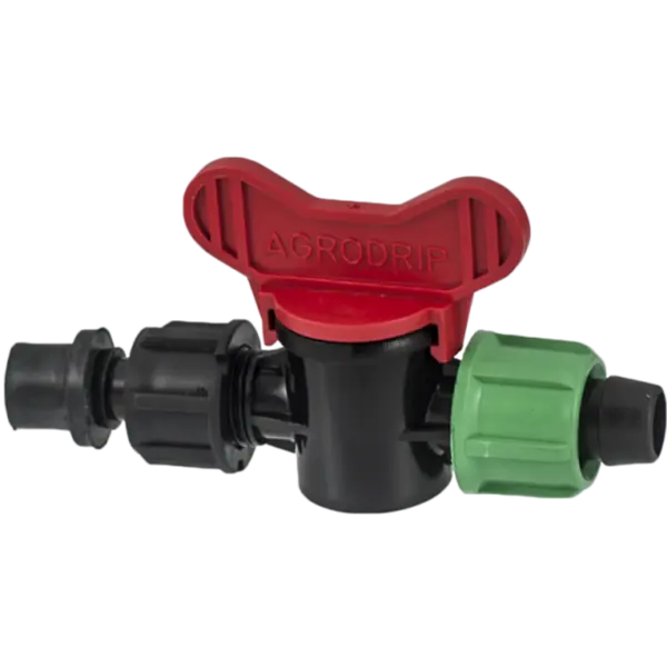 Conector Cu Robinet Si Garnitura Pentru Tub De Picurare,Dimensiune 16mm, Presiune 4 Bari