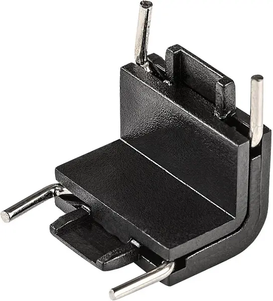 Conector în formă de L perete-tavan Rabalux - LiTrack, Connect+ 70203, negru