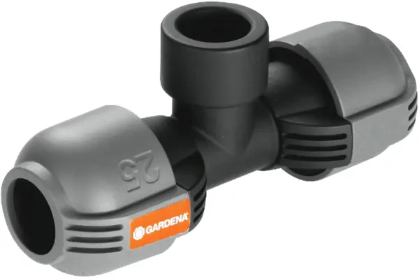 Conector pentru furtun Gardena - Racord rapid filet feminin racord rapid feminin, în formă de T, 3/4''x25mm
