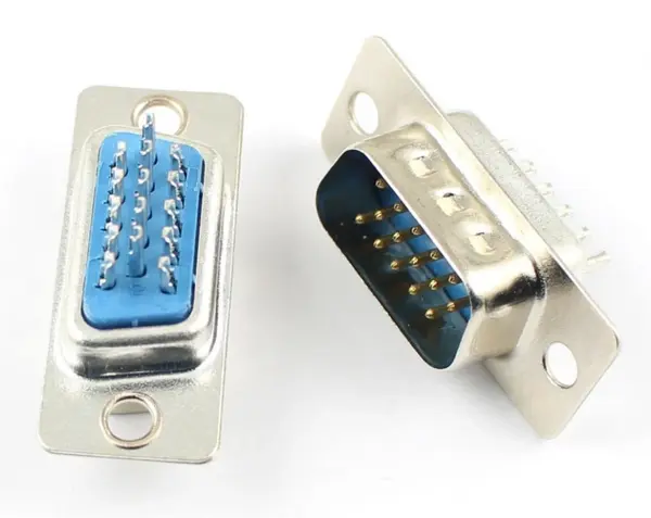 Conector pentru lipit VGA 15 pini tata, C15mt