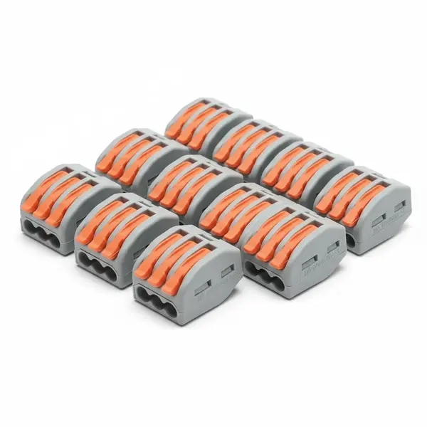 Conector rapid cablu 3P, 0.2-4mm, 32A 450V set 10 Bucati
