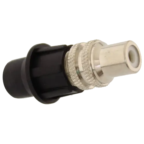 Conector RCA (mamă) prin compresie pentru cablu coaxial RG59/RG6/RG6 Quad, 75 Ohm, CAP SYSTEM