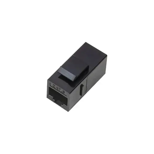 Conector RJ45-RJ45 pentru panou UTP, ALANTEC, Cat.6, Negru