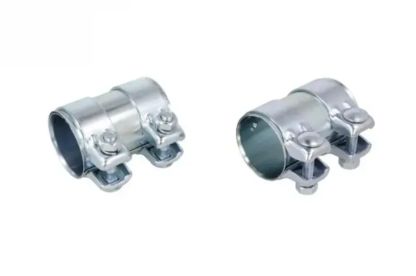Conector teava esapament (56x56x120mm, 2 bucati in pachet) potrivit AUDI A4 B5, CABRIOLET B3; BMW Seria 1 (E81), 1 (E82), 1 (E87), 1 (E88), 3 (E90), 3 (E91), 3 (E92), 3 (E93) 1.8-2.8