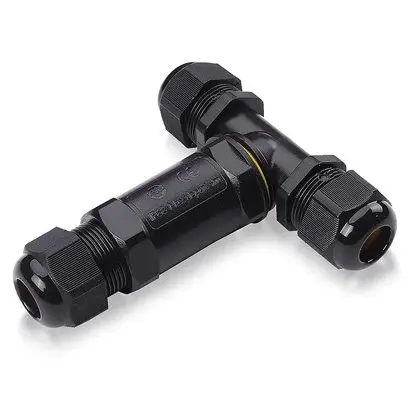 Conector terminal t 8-12MM IP68 - negru V-TAC SKU-5978