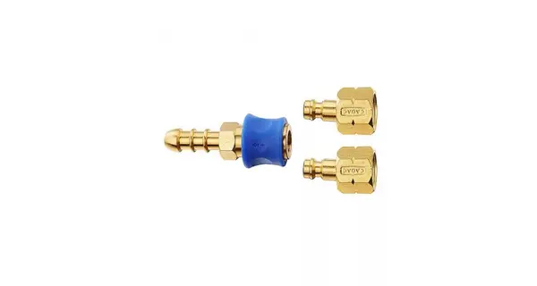 Conexiune dubla Quick Release pentru furtun de gaz la gratar Cadac 338-1