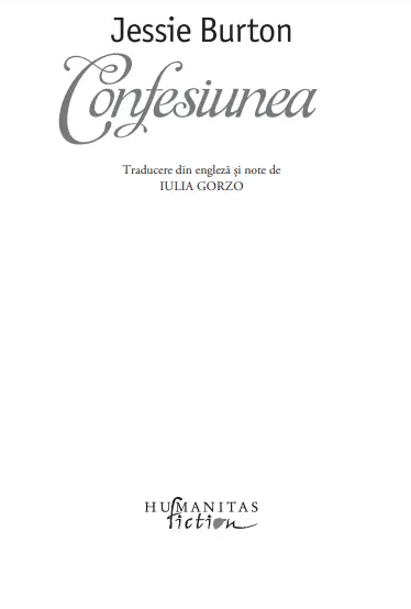 Confesiunea | Jessie Burton