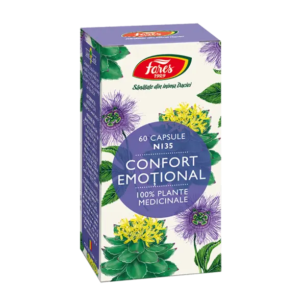 Confort emotional, 60 capsule, Fares